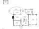 Main floor plan showing the kitchen, garage, living room, Gathering room, and covered porch at 9509 Greenfield Dr, Raleigh, NC 27615