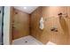 Walk-in shower with multiple shower heads and modern fixtures at 1 Davie Ln, Chapel Hill, NC 27514