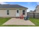 This backyard features a concrete patio and a well-maintained lawn at 106 Lockwood Dr, Cameron, NC 28326
