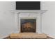 Close-up view of a decorative fireplace with an elegant white mantel at 106 Lockwood Dr, Cameron, NC 28326