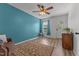 A versatile room that offers flexibility for use as a home office, playroom, or guest room at 106 Lockwood Dr, Cameron, NC 28326