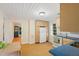 Cozy kitchen features light wood cabinets, white appliances, and natural light at 1085 Bynum Rd, Pittsboro, NC 27312