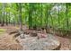 Enjoy this outdoor fire pit and seating area, perfect for gatherings at 1205 Elysian Way, Rougemont, NC 27572