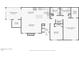 Detailed floor plan showcases the layout of the home, including room dimensions and key features at 124 Twin Oaks Pl, Cary, NC 27511