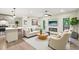 Cozy living room featuring modern fireplace, TV, and natural light at 124 Twin Oaks Pl, Cary, NC 27511