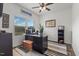 Bright home office space with natural light and modern decor at 13 Toplanders Ter, Gibsonville, NC 27249