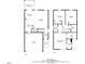 Floor plans showing first and second floors with dimensions of each room at 150 Teal Dr, Youngsville, NC 27596