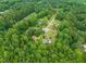Green aerial view of homes surrounded by dense, mature trees at 215 Virginia Pine Dr, Clayton, NC 27520