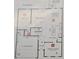 Detailed first-floor plan highlighting the layout of the kitchen, dining, garage and living areas at 2511 Dalmahoy Ln, Fuquay Varina, NC 27526