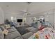 Open concept living space flowing into kitchen and dining, great for entertaining at 274 E Boulder Road Rd, Henderson, NC 27537