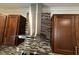 The kitchen features a stainless steel range hood and tile backsplash at 401 Commonwealth St, Durham, NC 27703