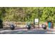 A charming park offers benches, picnic tables, and lovely landscaping at 522 N Scotswood Blvd, Hillsborough, NC 27278