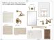 Guest bathroom design with shower fixtures, tile, vanity and faucet selections at 6505 Burnette Flower Way, Raleigh, NC 27612