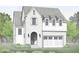 Charming home exterior featuring an arched entryway, dormer windows, and attached garage at 6505 Burnette Flower Way, Raleigh, NC 27612