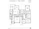 Detailed floor plan of a two-story home, showcasing the layout of rooms and spaces at 6505 Burnette Flower Way, Raleigh, NC 27612