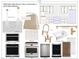 Kitchen design elements include stainless steel appliances, hardware, lighting and farm sink at 6505 Burnette Flower Way, Raleigh, NC 27612