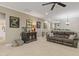 Upstairs living room with a coffee bar, furniture, and artwork at 6521 Sunset Manor Dr, Wake Forest, NC 27587