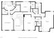 Layout featuring primary bedroom with ensuite bath, bedrooms, and open area at 704 Walcott Way, Cary, NC 27519