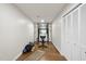The home gym features workout equipment, neutral paint, and a carpeted floor for comfortable workouts at 704 Walcott Way, Cary, NC 27519