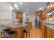 Modern kitchen with granite counters, stainless steel appliances, and ample cabinet space for storage and cooking at 7768 Berry Crest Ave, Raleigh, NC 27617