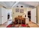 Bedroom with wood-look floors, closet, and access to the walk-in closet at 819 & 818 Hilltop Cir, Sanford, NC 27332