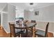 Dining room featuring an oval table with chandelier lighting at 1008 Sandlin Pl # J, Raleigh, NC 27606