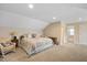 Cozy bedroom with neutral carpeting and comfortable furnishings at 125 Greenway Landing Lndg, Chapel Hill, NC 27516