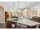 Spacious kitchen with large island, stainless sink, and natural light at 125 Greenway Landing Lndg, Chapel Hill, NC 27516