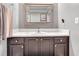Bathroom featuring a mirror, sink and vanity at 144 Shawnee Dr, Louisburg, NC 27549