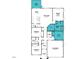 Detailed floor plan showcasing the layout of the home's spacious living areas, bedrooms, and outdoor porch at 148 Vaughan Farms Drive Dr, Angier, NC 27501