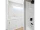 Modern bathroom featuring shower and sink with updated fixtures at 205 Forest Hill Ave, Rocky Mount, NC 27804