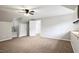 Bright bedroom features neutral paint, carpet, and white trim at 205 Forest Hill Ave, Rocky Mount, NC 27804