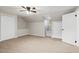 Spacious bedroom features neutral paint, carpet, and white trim at 205 Forest Hill Ave, Rocky Mount, NC 27804
