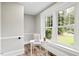 Bright office featuring hardwood floors, large windows, and neutral paint at 205 Forest Hill Ave, Rocky Mount, NC 27804