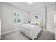 A charming bedroom with natural light, soft carpet, and a cozy bed at 2083 Amalfi Pl, Apex, NC 27502