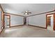 Large bedroom offering neutral carpet, ample natural light, and access to closet and bathroom at 221 Jansmith Ln, Raleigh, NC 27615