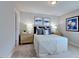 Cozy bedroom featuring soft, neutral tones, comfortable bedding, and stylish decor for relaxation at 2512 Stonington Dr, Cary, NC 27523