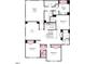 Second floor plan featuring bedrooms, baths, laundry, and loft at 2512 Stonington Dr, Cary, NC 27523