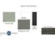 Exterior color scheme featuring Coastal Sage siding and Mountain Fern accents at 252 Meadowbark Bnd # 46, Garner, NC 27529