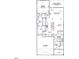 Open-concept floor plan features a kitchen, eat-in area, Gathering room, primary bedroom, and two-car garage at 263 Meadowbark Bnd # 33, Garner, NC 27529