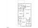 Second floor plan featuring a loft/hall, three bedrooms, and three bathrooms for comfortable living at 263 Meadowbark Bnd # 33, Garner, NC 27529