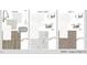 New home design featuring hardware, flooring and tile samples for kitchen and bathrooms at 285 Gregory Village Dr, Lillington, NC 27546