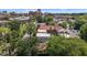 Beautiful aerial view showcasing the neighborhood and nearby cityscape views at 311 N Gregson St, Durham, NC 27701