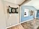 A game room offers entertainment with a dart board, and views to other areas of the house at 322 S Dixon Ave, Cary, NC 27511