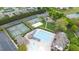 The tennis and basketball courts, playground, and swimming pool offer plenty of activities for active residents at 4110 Argyle Trl, Burlington, NC 27215