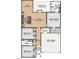 Floor plan of a home featuring three bedrooms, two bathrooms, a kitchen, and a Gathering room at 455 Beacon Hill Rd # 28, Lillington, NC 27546