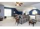 Bonus room with ample seating and versatile space at 5009 Beckwyck Dr, Fuquay Varina, NC 27526
