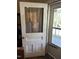 Classic front door with glass panels and vintage charm at 509 W Rose St, Sanford, NC 27330