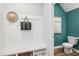 Convenient mudroom area with built-in bench and storage, adding functionality and organization at 611 Callan View Ave, Wake Forest, NC 27587