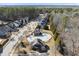 Community featuring pool, playground, and multiple townhome buildings at 684 Wickham Ridge Rd, Apex, NC 27539